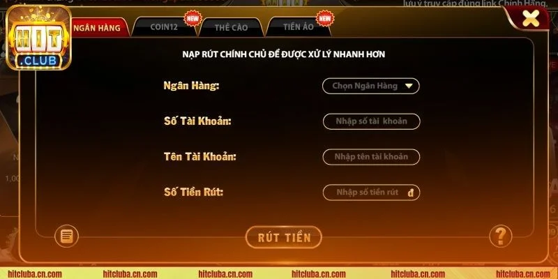 Hướng dẫn người mới rút tiền nhanh chỉ với 3 bước.