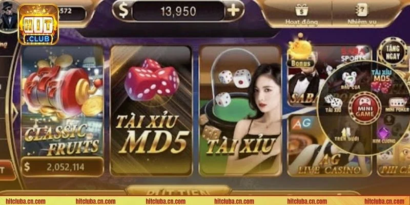 Tài xỉu của HIT CLUB mang đến cho người trải nghiệm đột phá.